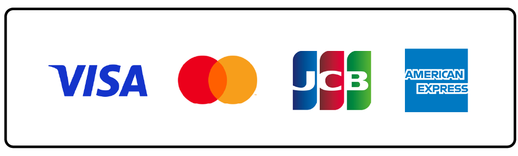 Visa、Master、JCB、AMEX