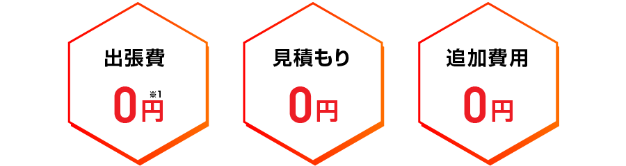 出張費・見積もり0円！